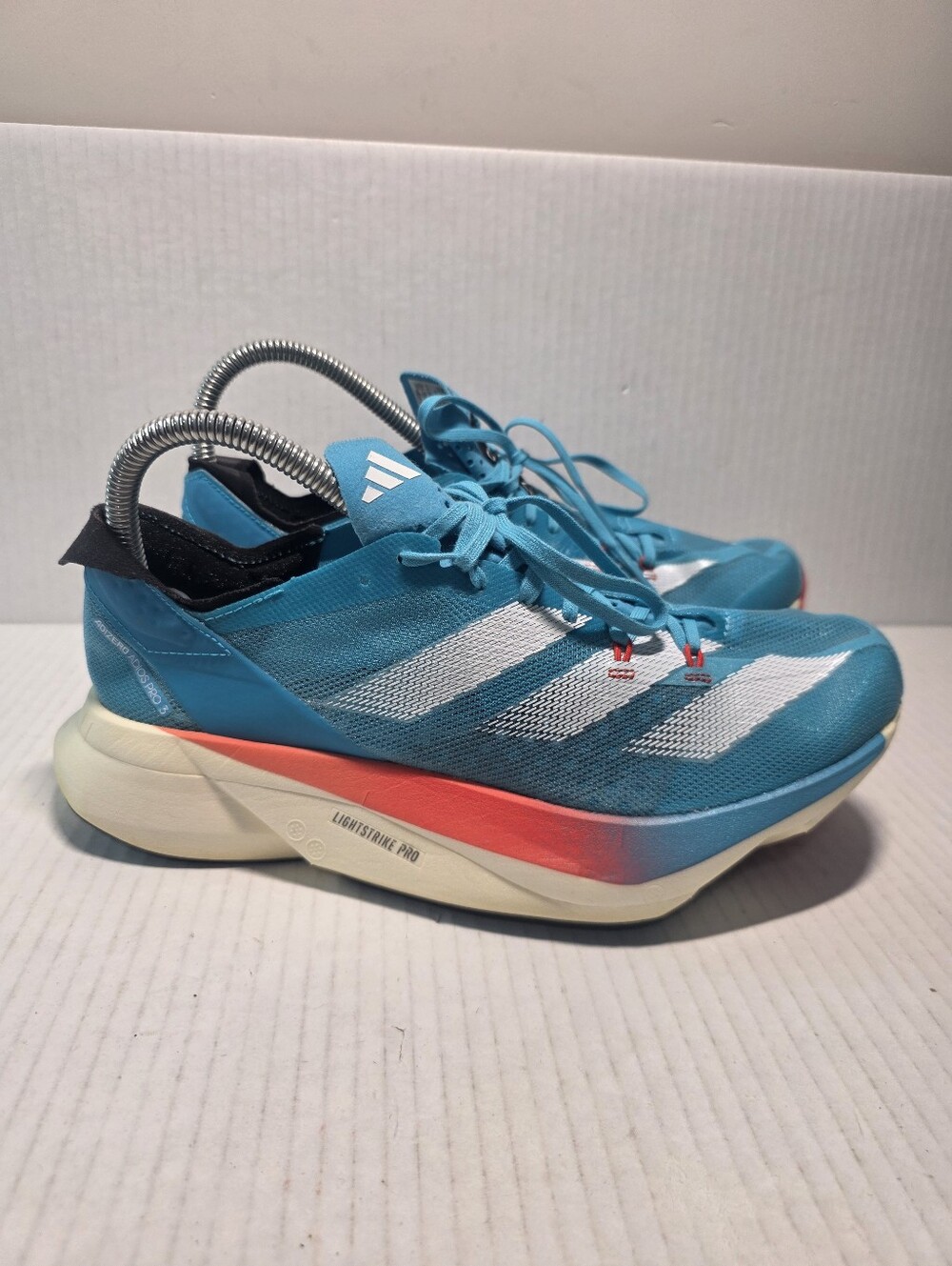 Adidas Wmns Adizero Adios Pro 3 'Lucid Cyan White' / ID8473 / Women's Size 7.5